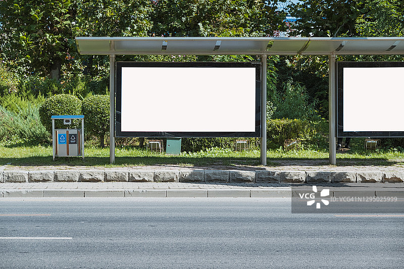 路边的广告牌图片素材