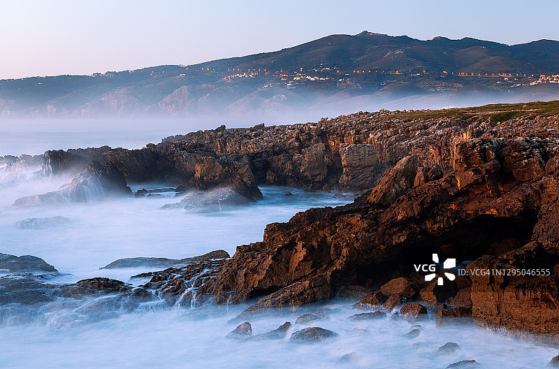 葡萄牙里斯本辛特拉阿里巴海滩图片素材