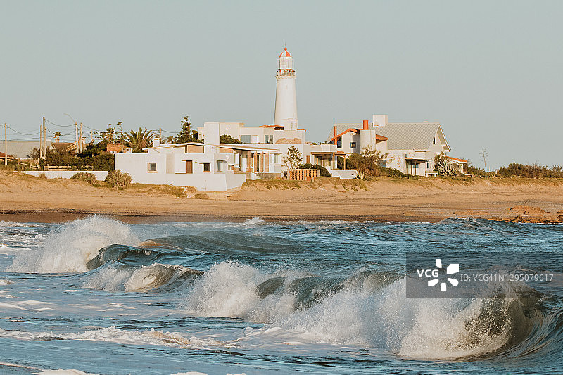 乌拉圭罗恰拉帕洛马市灯塔景色图片素材