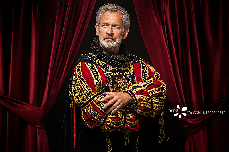 摄影棚内的国王古迹图片素材