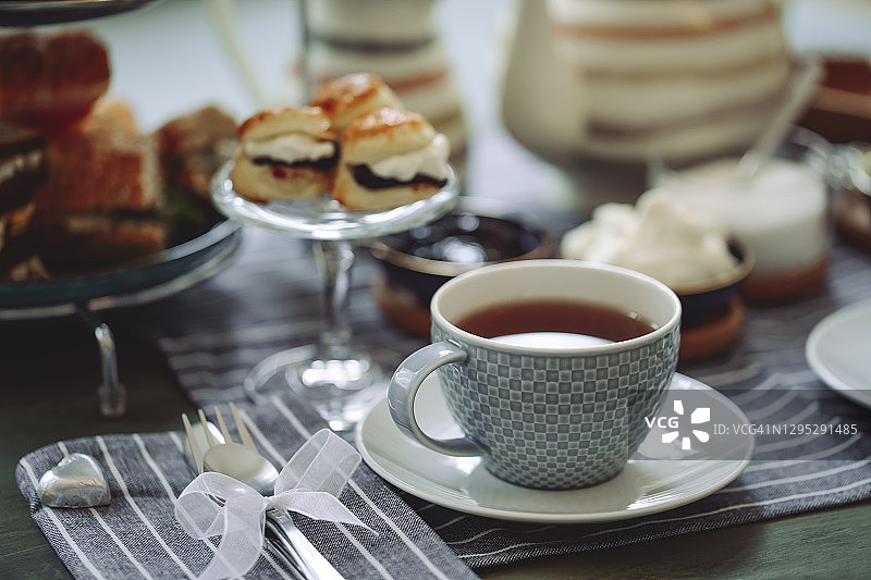 双人下午茶图片素材