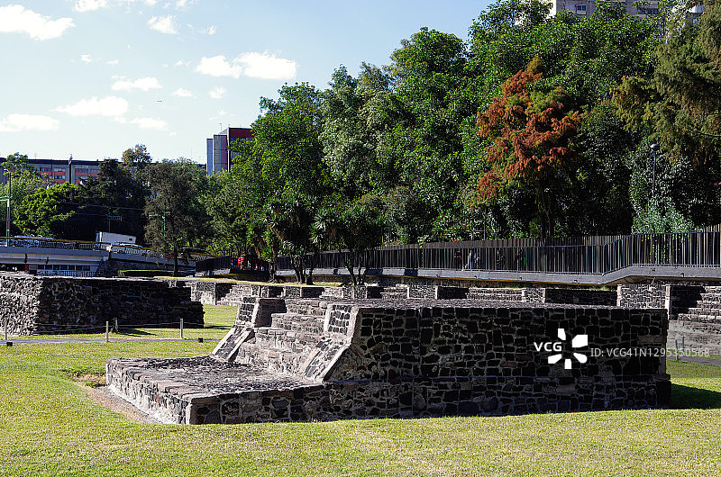 墨西哥墨西哥城特拉特洛尔科三文化广场图片素材