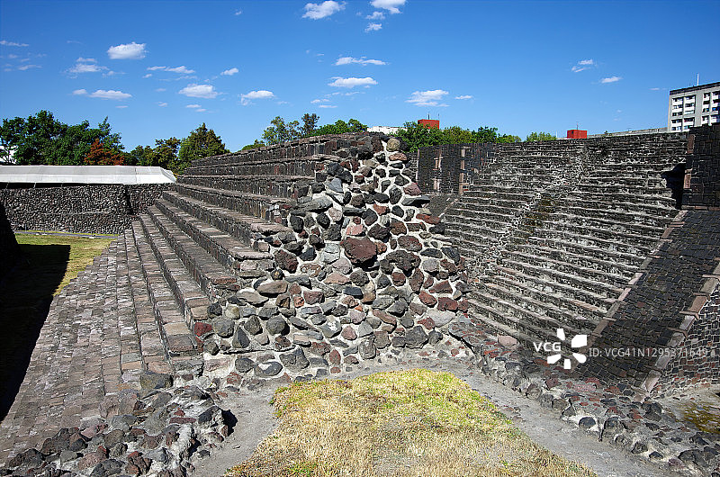 墨西哥城特拉特洛尔科三大文化广场大神庙二期图片素材