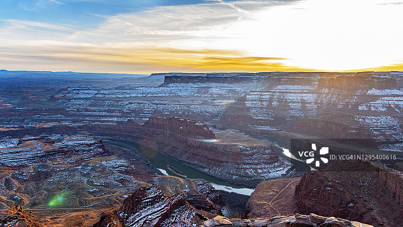 死马点州立公园沙漠景观日出图片素材