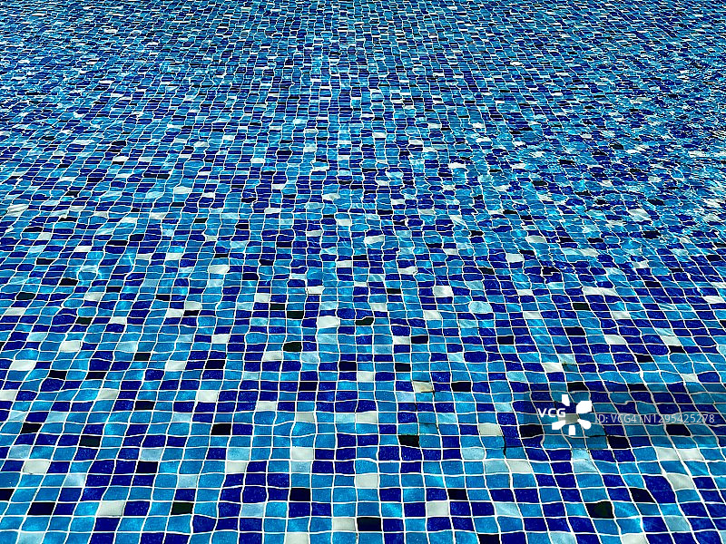 泰国曼谷的马赛克游泳池图片素材