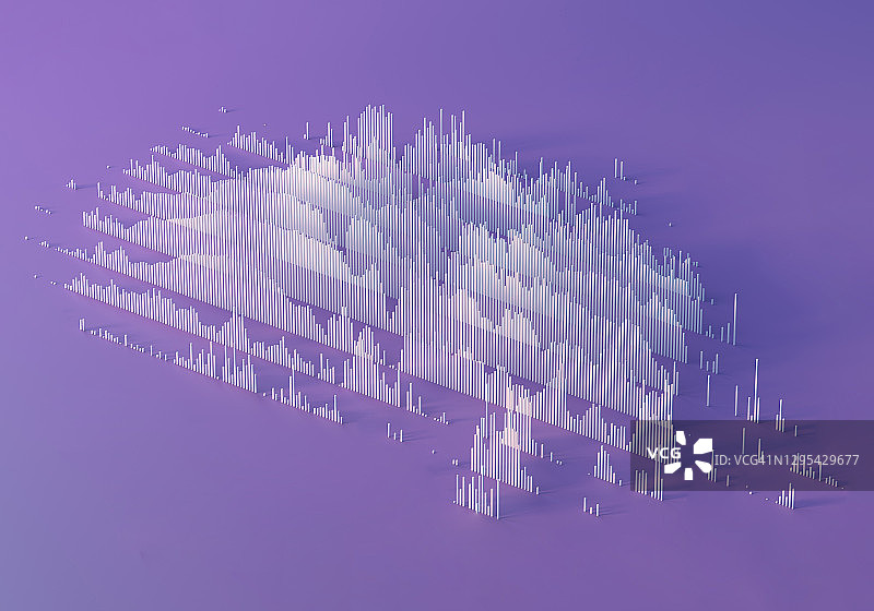 抽象线性条形图图片素材
