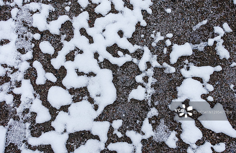 地面上的雪图案图片素材