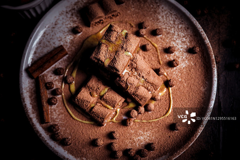 巧克力桌图片素材