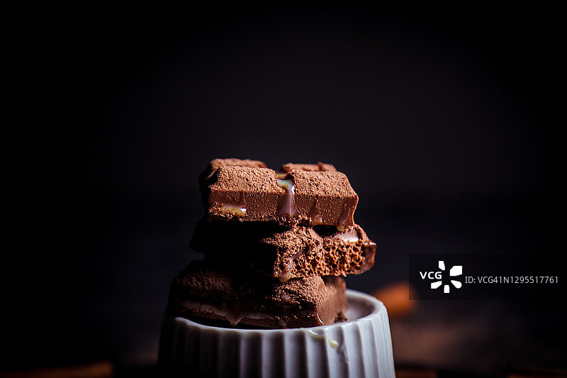 巧克力桌图片素材