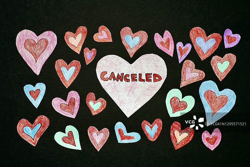 手工情人节卡片 - 取消文化图片素材