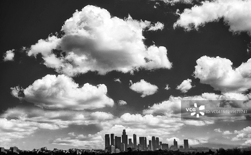 洛杉矶的天际线图片素材