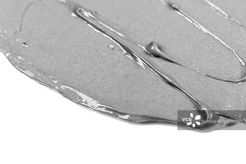 黑色粘土污渍、灰色韩国泡泡面膜涂抹图片素材