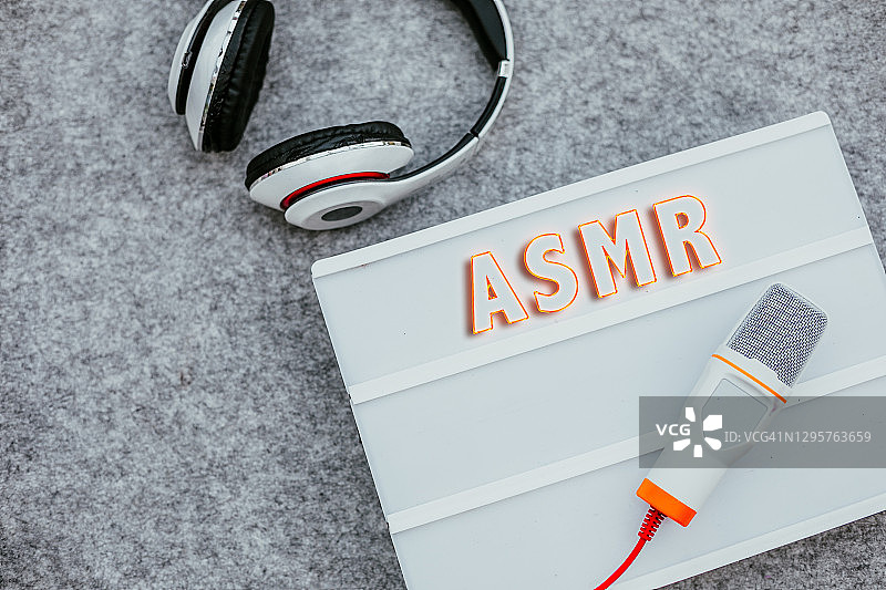 ASMR概念图片素材