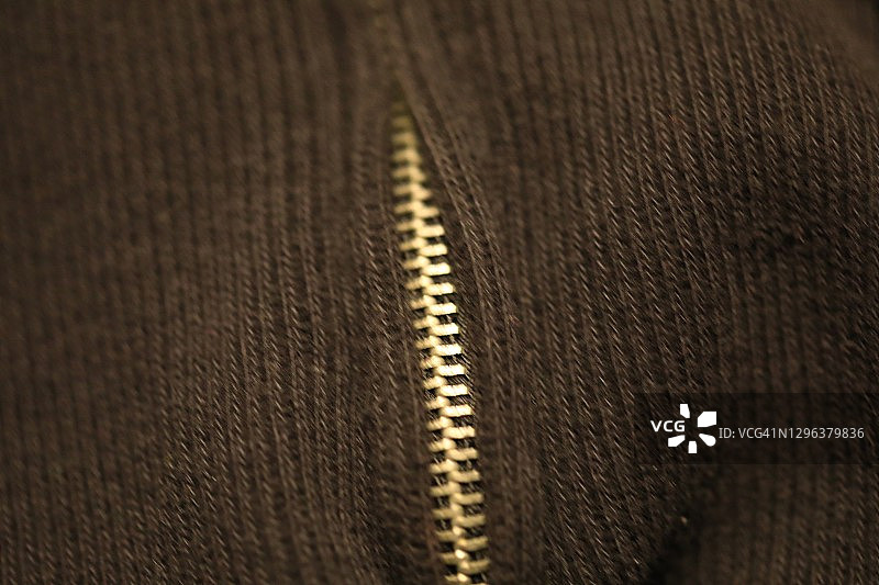 拉链式服装紧固件图片素材