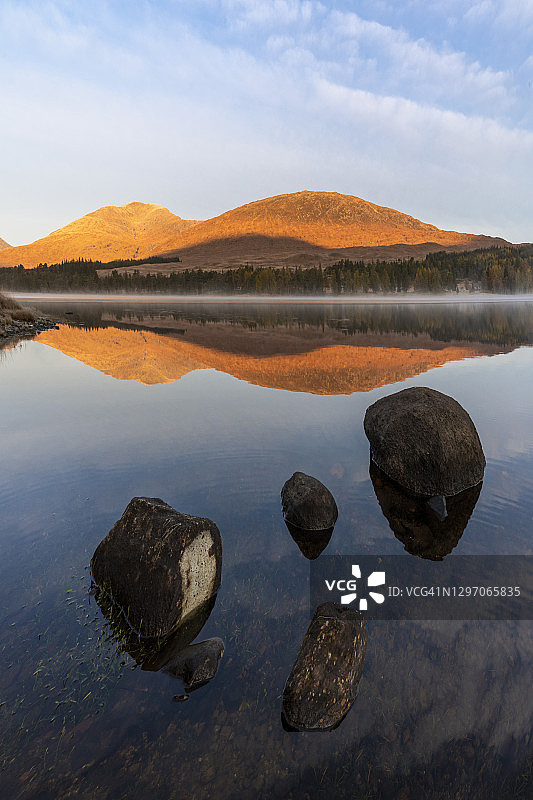 苏格兰风光：图拉湖图片素材