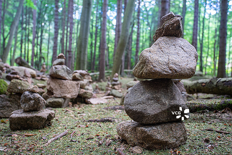 公共石堆图片素材