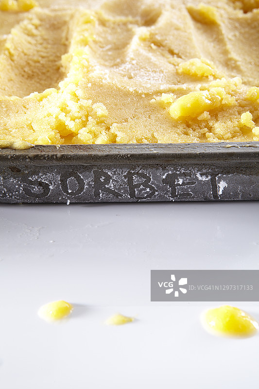 桃子姜汁果汁冰糕图片素材