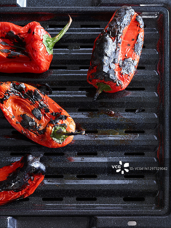 烤红辣椒图片素材