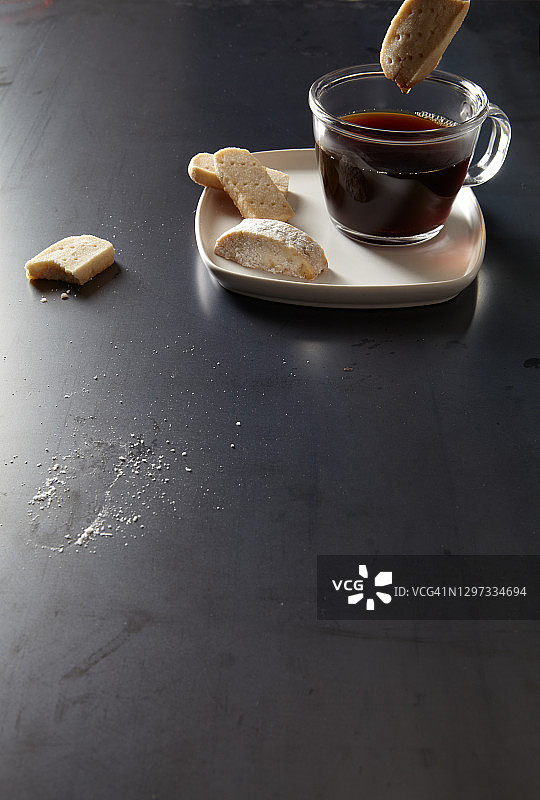 咖啡和饼干图片素材