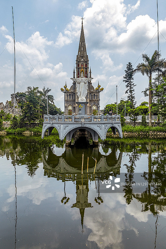 南定省的南舍教堂（越南）图片素材