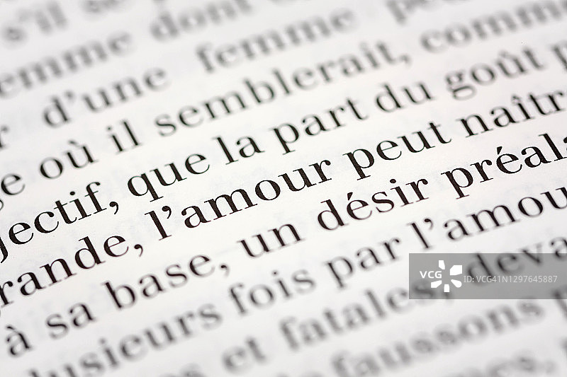 印刷书籍页面特写图片素材