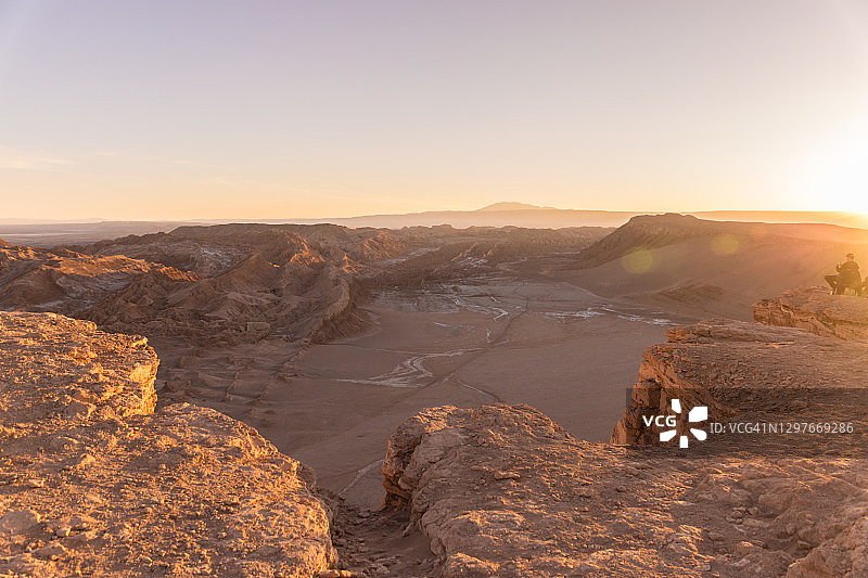科约特观景点日落时的月亮谷图片素材