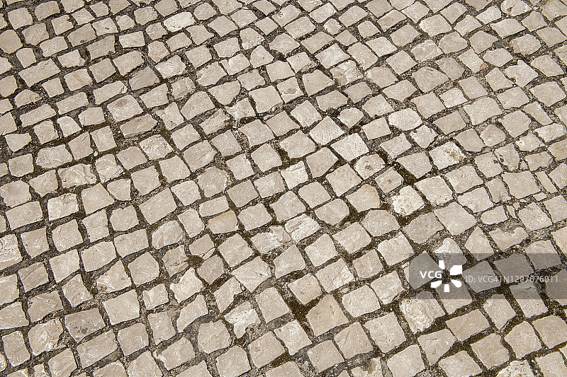 葡萄牙传统马赛克街道地面图片素材