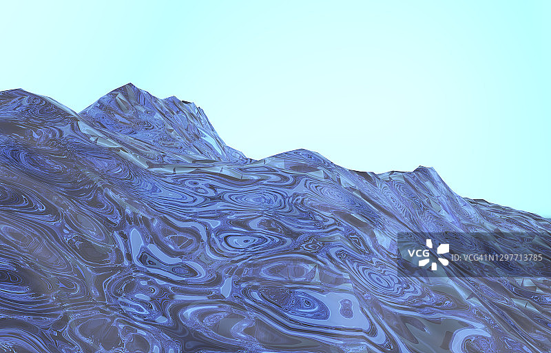 3D抽象水波纹理渲染图片素材