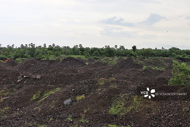 天涯稀树草原的沙矿图片素材