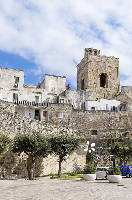 意大利普利亚：奥特朗托古城墙图片素材