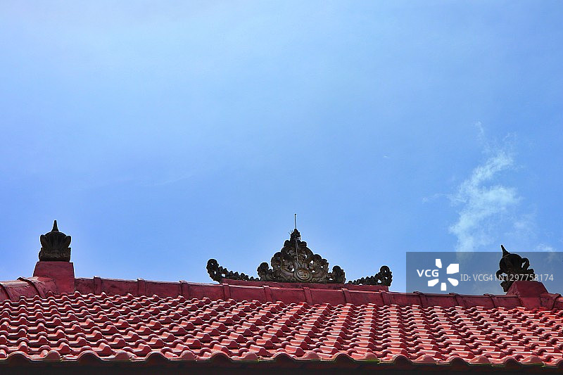 巴厘岛传统装饰品特写图片素材