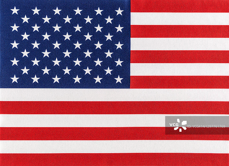 硅胶面料制成的美国国旗 - 顶部视图图片素材