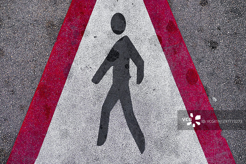行人符号图片素材