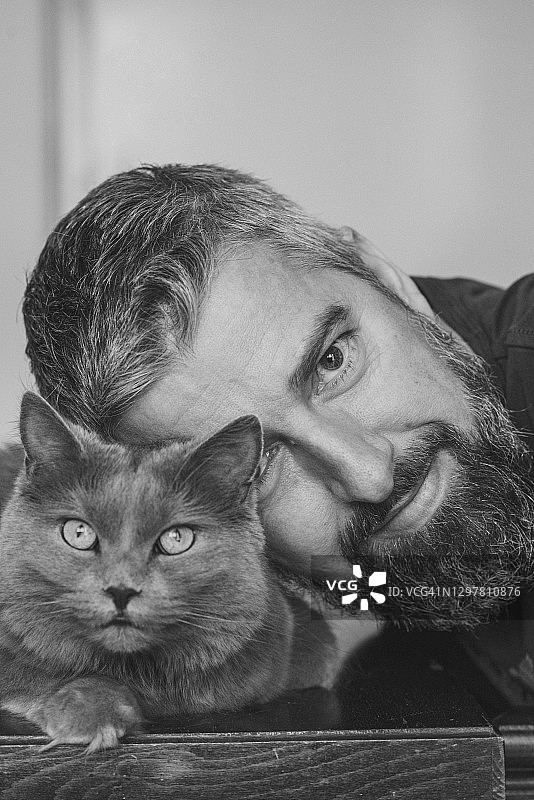 我爱我的猫图片素材