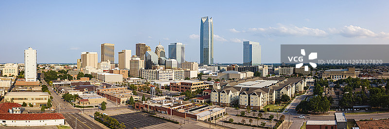 俄克拉何马城天际线图片素材