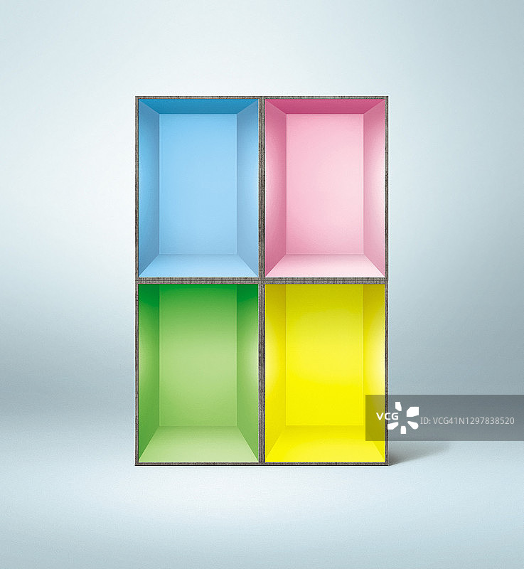 盒子，4，物体图片素材