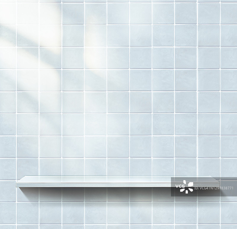 浴室、架子、瓷砖、墙壁、阳光图片素材