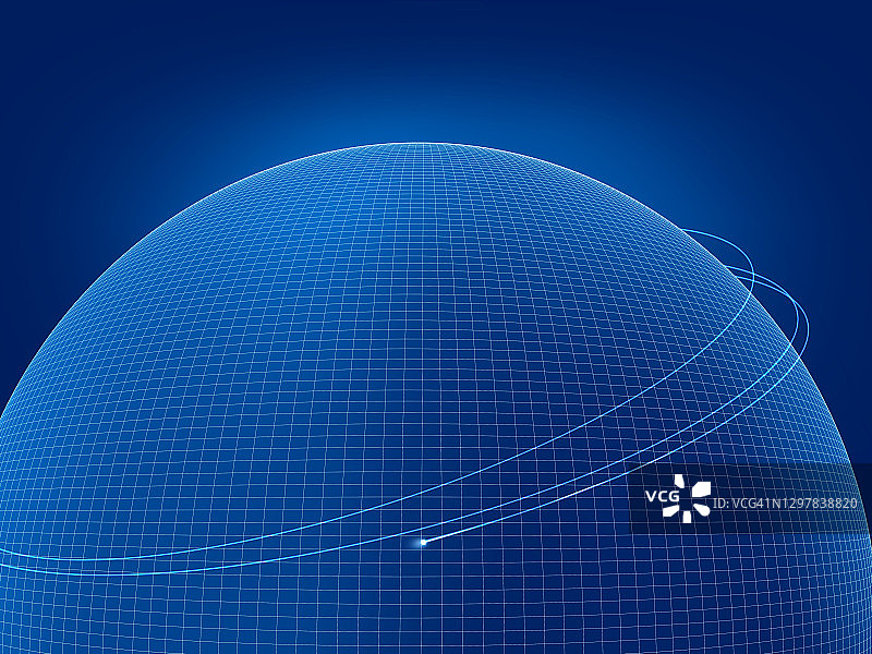 网格、地球、光线、3D图片素材