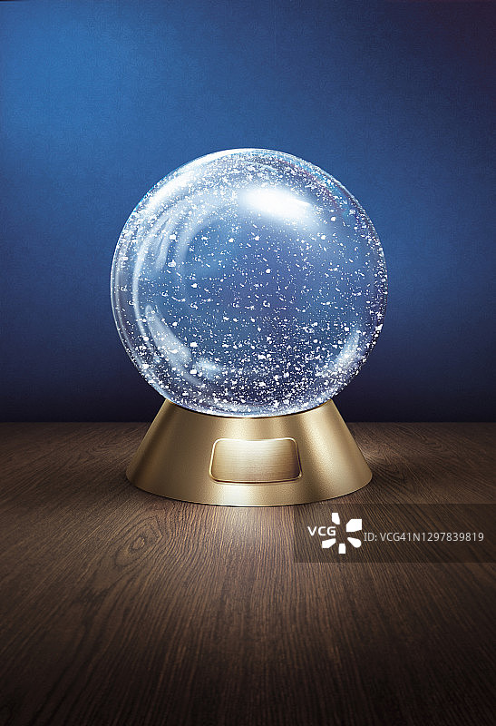 桌子，雪球图片素材