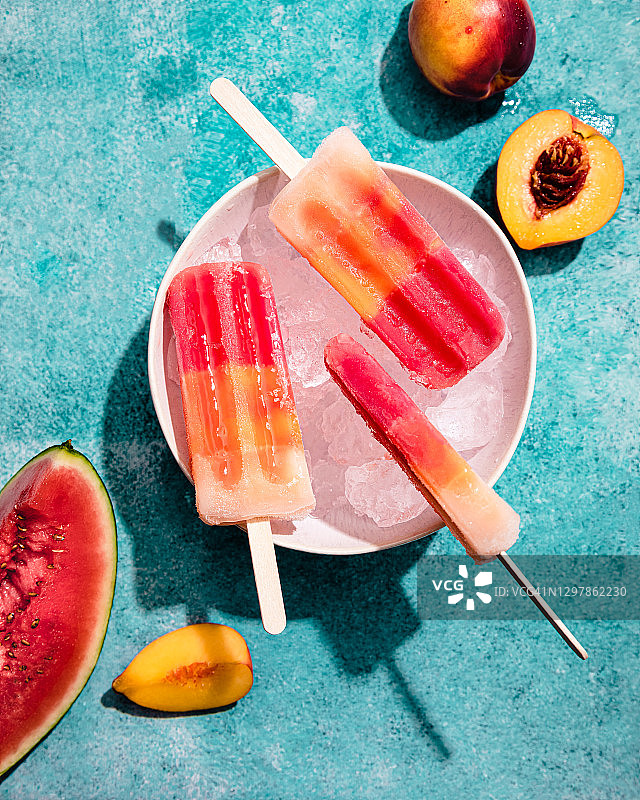 自制冰淇淋冰棒图片素材