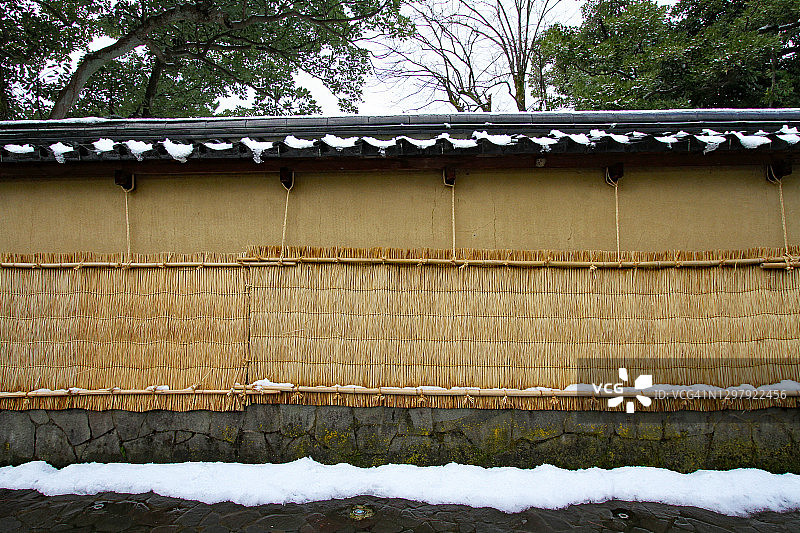 日本金泽市长町武家屋敷迹图片素材