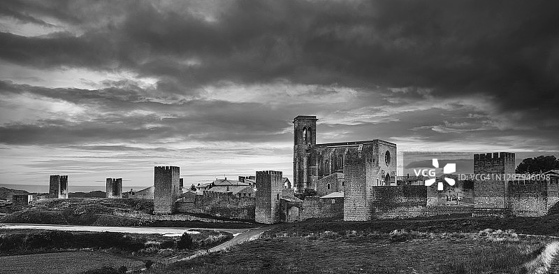 西班牙阿尔塔霍纳“塞尔科”全景图片素材