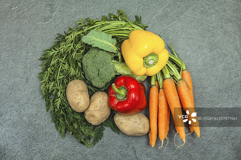 蔬菜。图片素材