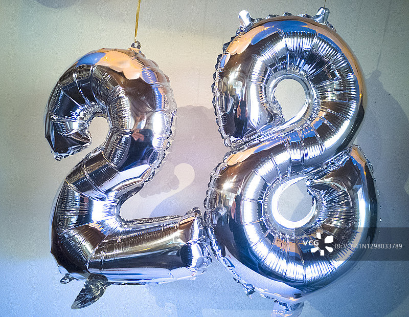 28号生日气球图片素材