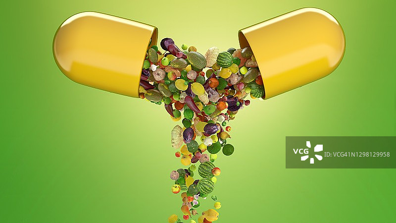 维生素补充剂图片素材