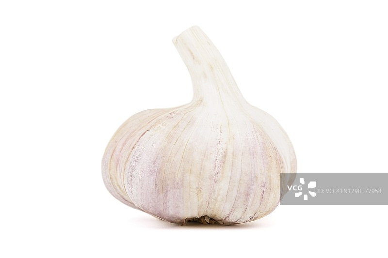 白色背景上的大蒜图片素材
