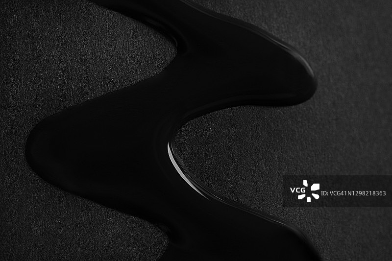 黑色液体抽象设计图片素材