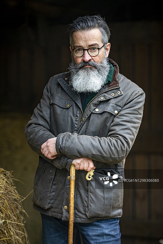 中年男人的肖像图片素材