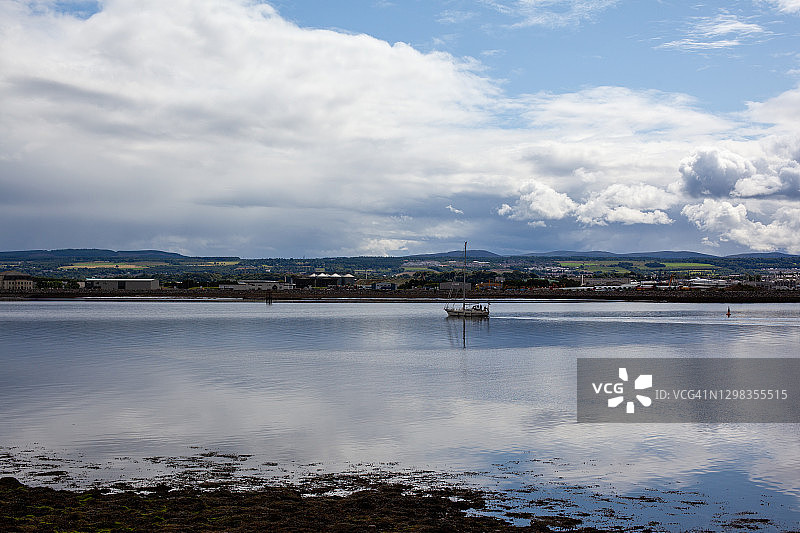 苏格兰户外河口景观图片素材
