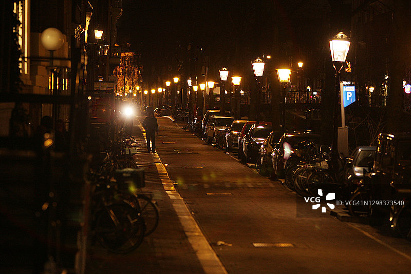 阿姆斯特丹：新冠疫情期间荷兰实行全国宵禁图片素材